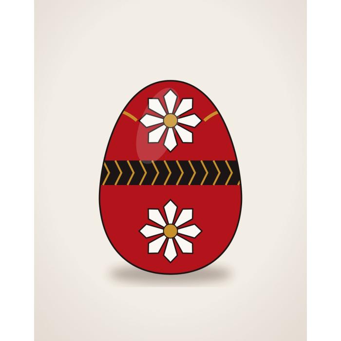 Писанка «Восьмираменна зірка»