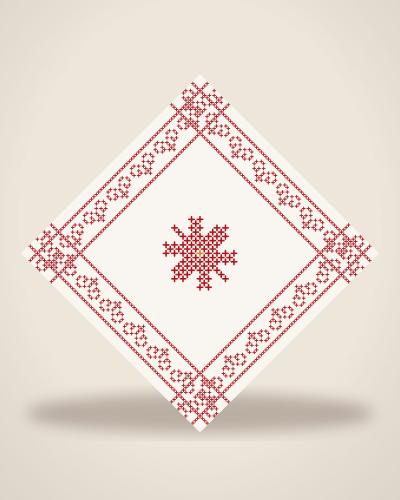 Скатертина «Різдвяна», льон